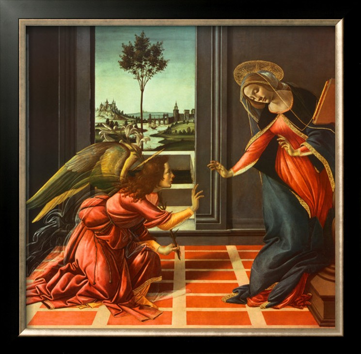 Annunciation By Sandro Botticelli